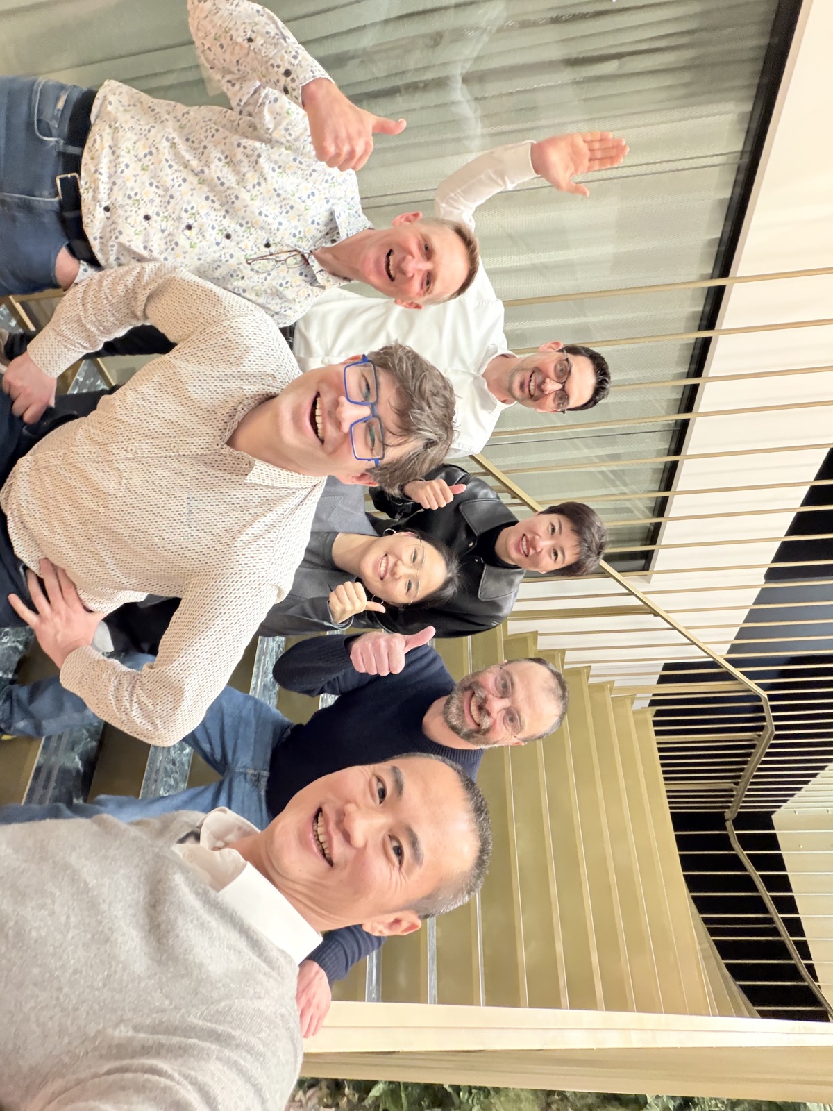 EasyDetek team with customer at Light + Building 2026